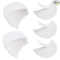 TORMEN 150pcs Eyeshadow Shields,Eyeshadow Stencils Pads, Lint Free Under Eye Patches Prevent Fallout and Residue for Makeup, Eyelash Extensions, Eyeliner, Lip and Tinting Makeup