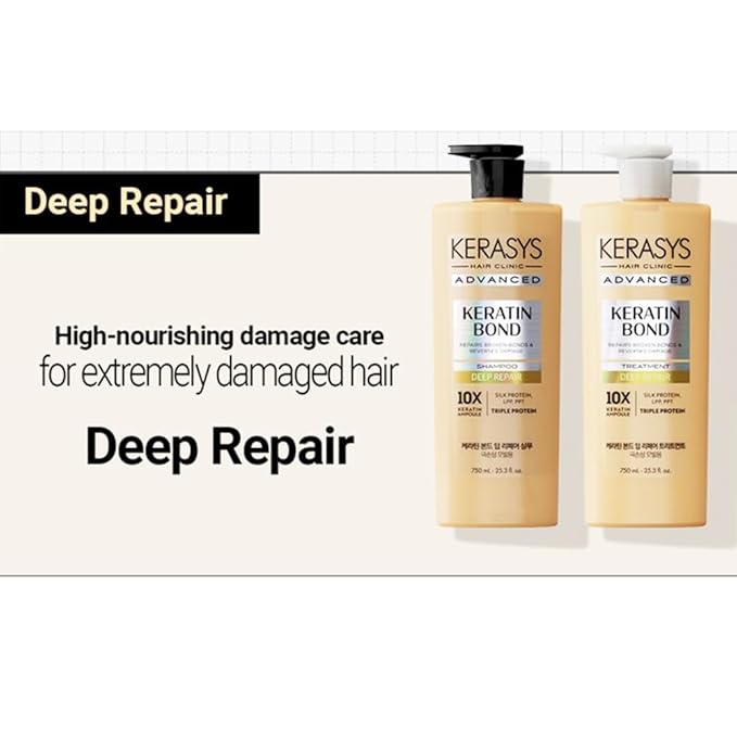Kerasys Advanced Keratin Bond Treatment 20.2 fl oz / 600 ml (Deep Repair)