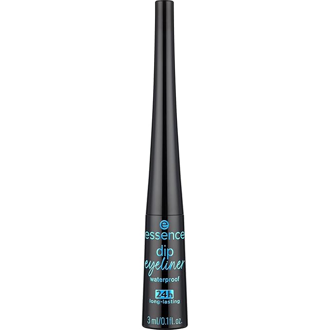 essence | Dip Eyeliner Waterproof 24H Longlasting | Deep Black Color, Precise & Easy Application | Bold & Natural Eye Make Up | Vegan, Cruelty Free & Paraben Free
