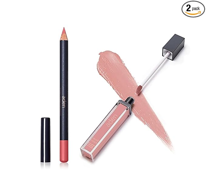 Lipstick for Women & Lip Liner Pencil – Liquid Matte Lipstick Long Lasting – Lip Combo Sets with Lip Stain Long Lasting Waterproof & lip liner stain – Lip Kit Pigmented-Non Smudge-Made in Italy 03