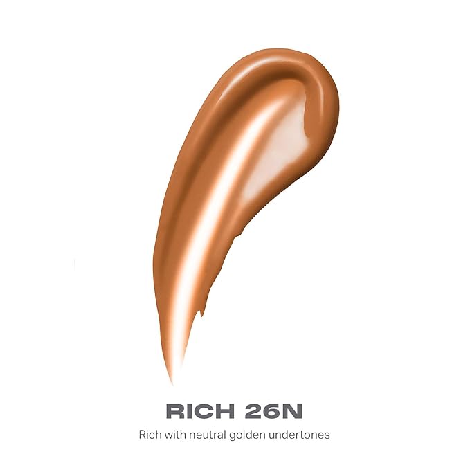 Morphe Lightform Dewy Foundation - Extended Hydration Foundation Makeup with a Lasting, Natural Radiant Finish - Long-Wearing Formula with Buildable, Medium Coverage - Rich 26N (1.01 fl oz)