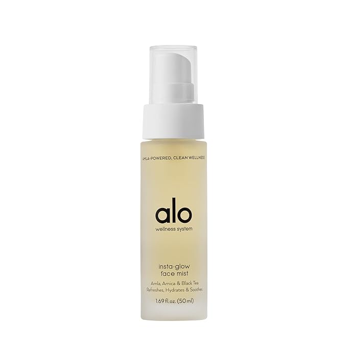 ALO Yoga Insta Glow Face Mist - Restores Moisture and Leaves Skin Looking Fresh, Dewy, Brighter and Radiant - 1.7 Fl Oz