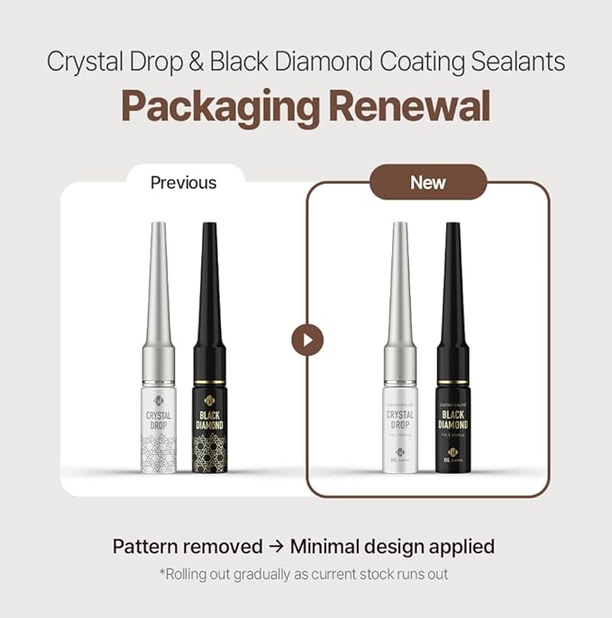BL Lashes Black Diamond | Lash Sealant for Long-Lasting Lash Extension Retention, Waterproof Coating, Brush Type Lash Sealer (0.24 fl.oz, Black)