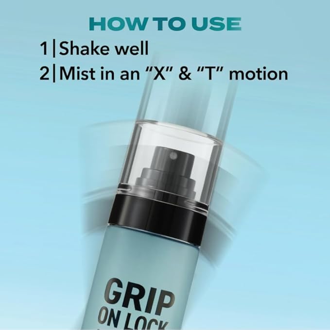 Hard Cand-y Grip On Lock Setting Spray, Alcohol-Free, 16 Hour Hold, Dewy Finish, Hydrating