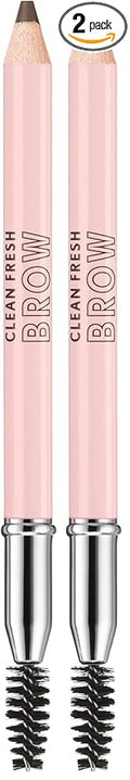 Covergirl Clean Fresh Brow Eyebrow Pencil 600 Dark Brown 0.02 oz (Pack of 2)