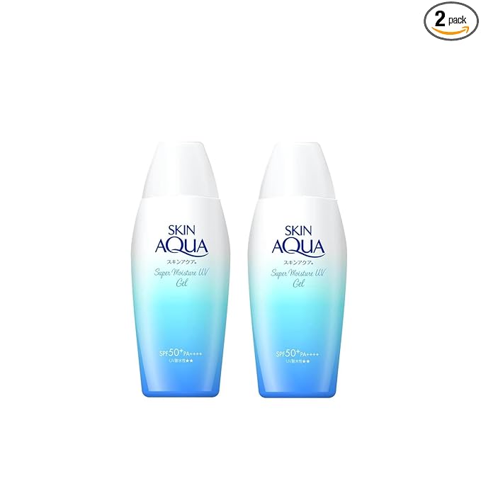 Skin Aqua UV Super Moisture Gel Hydrating Sunscreen SPF50+/PA++++ - 110g - Pack of 2