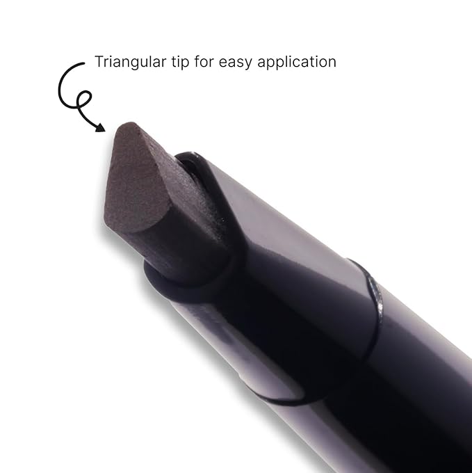 Winky Lux Uni-Brow Eyebrow Pencil, Dual-Ended with Spoolie, Waterproof Brow Definer with Ultra-Fine Tip, Universal Shade for Natural Looking Brows (Brown, Blonde, Taupe)