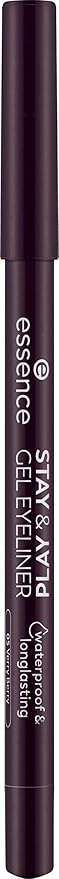 essence | Stay & Play Gel Eyeliner | Super Soft Gel-like Texture | Waterproof & Longlasting | Vegan & Cruelty Free (05 Verry Berry)