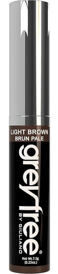 Root touch up hair mascara temporary cover conceal gray roots hair lines eyebrows mens mustache and beards Light-Brown