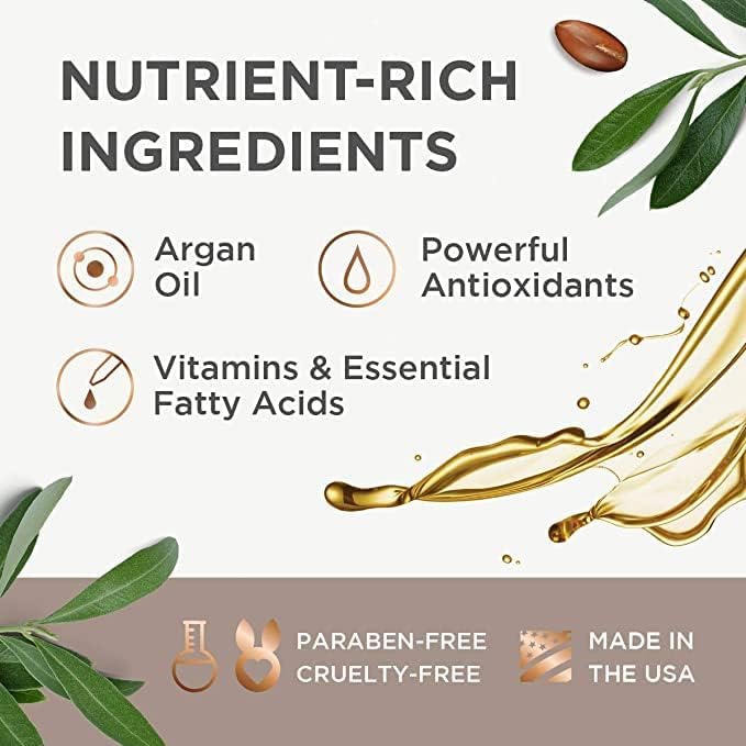 Argan Magic Ultra Nourishing Shampoo - Argan Oil and Antioxidants to Nourish and Restore Damaged and Over-Processed Hair Types | Paraben Free, (32 oz, 2 Pack)