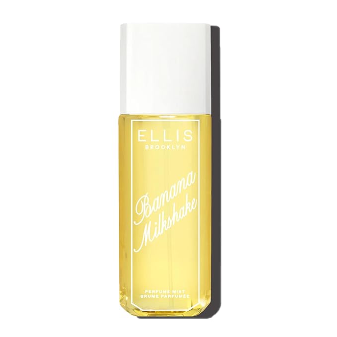 Ellis Brooklyn BANANA MILKSHAKE Perfume Mist, Sweet Gourmand Fragrance with Banana Milk, Vanilla & Tonka Bean, Vegan Perfume, Made In The USA, 240ml / 8.1 fl oz