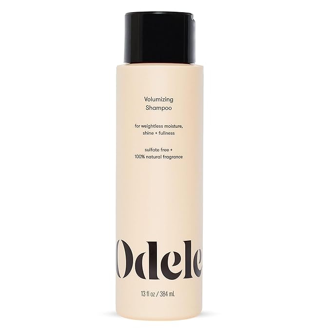 Odele Volumizing Sulfate-Free Shampoo, Adds Moisture, Shine, and Fullness for Straight or Wavy Hair Types, 13 Fl Oz