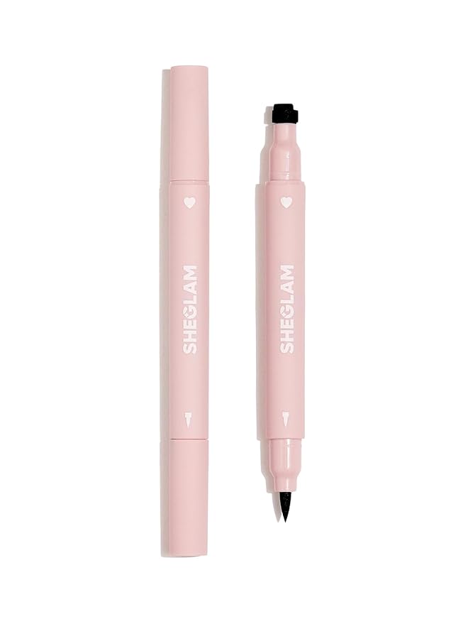 SHEGLAM Heart Eyes 2-In-1 Stamp Eyeliner Waterproof Liquid Eyeliner Seal in Heart Shape Smudge-Proof Long Lasting