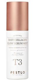 PESTLO T3 Baby Collagen Glow Serum Mist Spray for Korean Glass Skin - 75.4% Reallagen/T3 Vegan Collagen, PDRN, Phyto-Amino Acid Complex, Voluform for Elasticity, Radiance & Firmness, 1.69 Fl Oz (50ml)