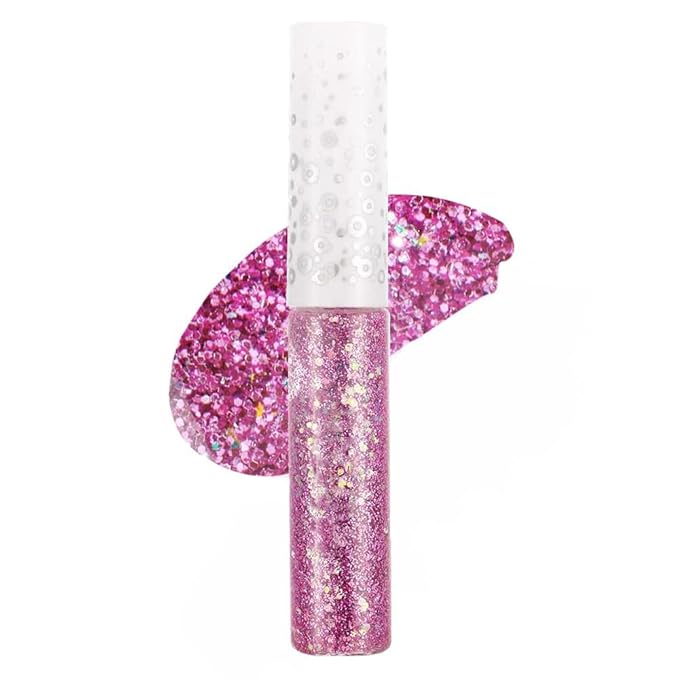 Liquid Glitter Eyeshadow & Eyeliner - Metallic Glitter Shimmer Eye Looks, Waterproof, Long Lasting & Quick-Drying Sparkling Eye Shadow Makeup - Euphoria 05
