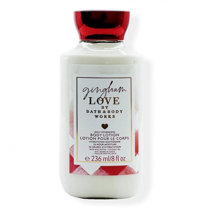 Bath and Body Works Gingham Love Super Smooth Body Lotion Sets Gift For Women 8 Oz (Gingham Love)