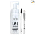 STACY LASH Eyelash Extension Shampoo + Brush / 1.69 fl.oz / 50ml / Eyelid Foaming Cleanser/Wash for Extensions & Natural Lashes/Safe Makeup Remover/Supplies for Professional & Home Use