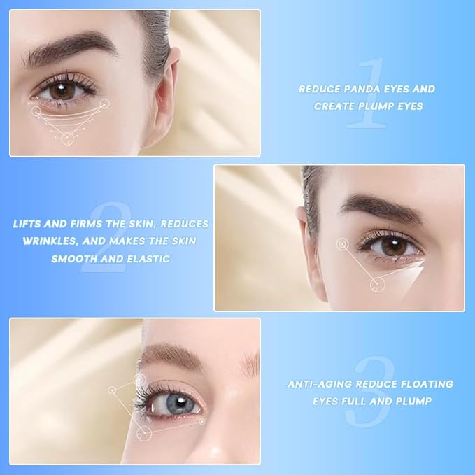 Instant Firming Eye Serum,Visibly Reduces Under-Eye Bags, Wrinkles, Dark Circles, Fine Lines & Crow's Feet Instantly,Anti-Aging Formula for Under Bags and Wrinkles,10ml（2PCS）