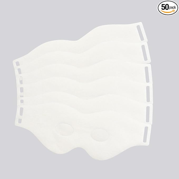 Disposable Non-Woven Eye Mask Sleeves, 50 Pcs – Soft Breathable Fabric Covers for Reusable Cooling Eye Mask,Designed for SportEmblema Hot Cold Therapy Masks