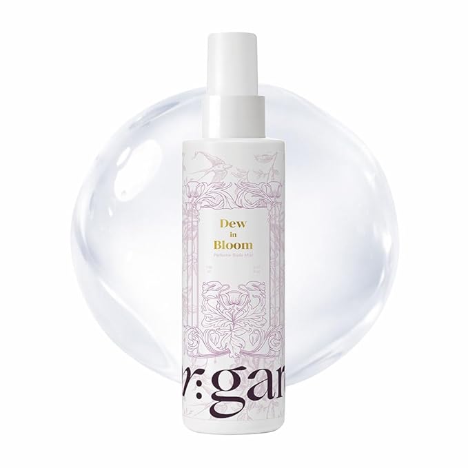 neargarden Perfume Body Mist, Daily Moisturizing for Dry, Rough, Sensitive Skin, Lightweight, Non-Greasy, Body Spray, Paraben, Silicone & Phthalate-Free (150ml / 5.07 fl.oz.) (Dew in Bloom)