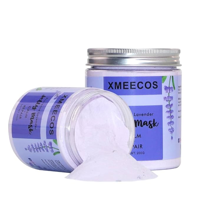 XMEECOS Jelly Mask Powder For Dry Skin |Moisturizing |Soothing |Repair |Cruelty-free (Lavender)