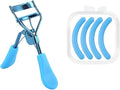 Blue Eyelash Curlers for Women Eyelash Curler with 4 Replacement Refill Pads Lash Curler Premium Quality Eye Lash Curler Makeup Eyelashes Tool to Curl and Lifted Lashes Eye