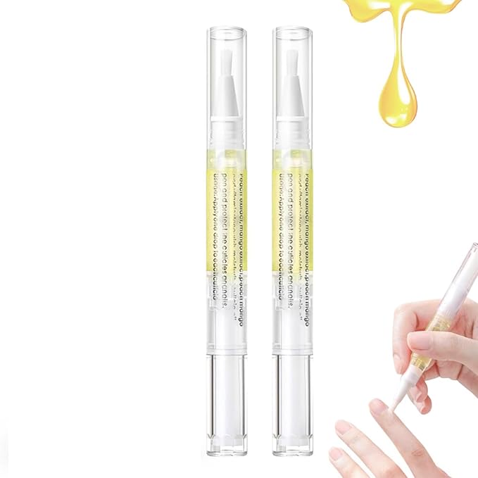 Nail Cuticle Oils Nutrition Oil Pen Nourishment Pens 2Pcs Jasmine Smell Cuticle Revitalizer for Agnail Nourish Skin Nail Care