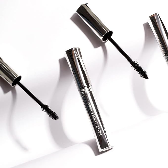 Physicians Formula Killer Curves Curling Mascara, Black, Full-Volume Lash-Lifting, Dermatologist Approved, Clinically Tested, Ophthalmologist Approved, Cruelty Free, Vegan