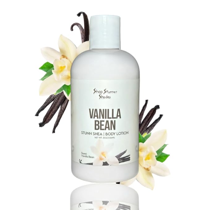 Shop Stunner Shades | Nourishing Daily Lightweight Shea Butter Moisturizering Scented Body Lotion, 8 fl oz (Vanilla Bean)