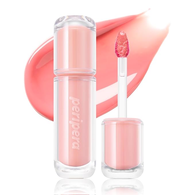 Peripera Mood Glowy Tint, Watery Glow Finish, Buildable Fresh Color, Lightweight, Long-Lasting, Non-Sticky, Korean Lip Tint (02 CORAL CHEMISTRY)
