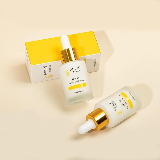 Sunscreen Serum- Enriched Mineral Face Sunscreen SPF 50 with Zinc Oxide 20% Titanium Dioxide 5%- With Hydrating Squalane For All Skin Types and Skin Tone 1oz