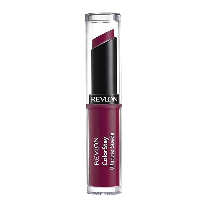 REVLON ColorStay Ultimate Suede Lipstick, Longwear Soft, Ultra-Hydrating High-Impact Lip Color, Formulated with Vitamin E, Wardrobe (047), 0.09 oz