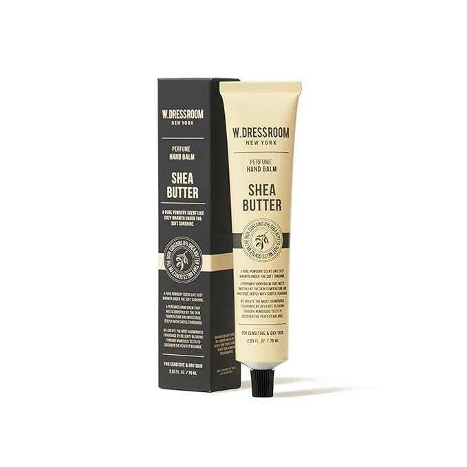 W.Dressroom Perfume Scented Hand Balm with 8% Shea Butter – Non-Greasy, Fast-Absorbing Korean Hand Cream for Dry Hands, Long-Lasting Scented Lotion, 75 ml