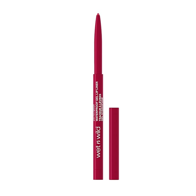 wet n wild Perfect Pout Gel Lip Liner, Rich Creamy Long Lasting Color, Well-Defined and Flawless Application, Vegan & Cruelty-Free - Currant Mood (Pack of 2)