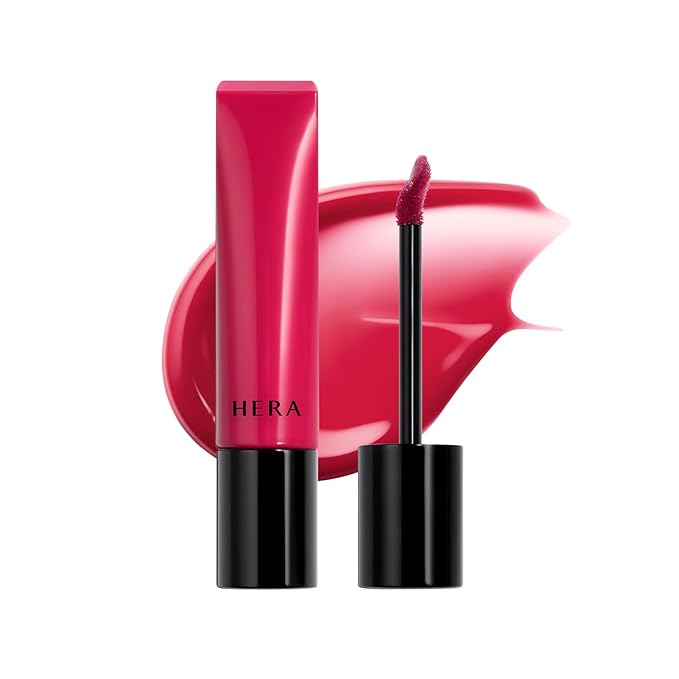 HERA Sensual Tinted Shine Lip Serum #136 COLDBERRY | Weightless Sleek Shine, Transfer-Resistant Color, 12-Hour Soft Lip Stain Oil, Double Hydration wih Hyaluronic Acid, High-Gloss Finish, 0.30 oz.