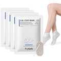4Pairs PDRN & Collagen & Niacinamide Foot Mask | Foot Peeling and Dead Skin Removal*, Relief Dry and Cracked Feet Skin | Urea, Shea butter, Coconut oil, Salicylic Acid, Hyaluronic | Korean Feet Care