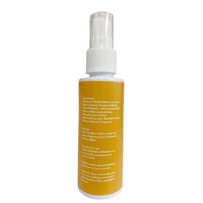 1 Bottle Ms. Tsung Essentials GLOW MIST SPF 50, 60ml - Instant Glow in Every Spray