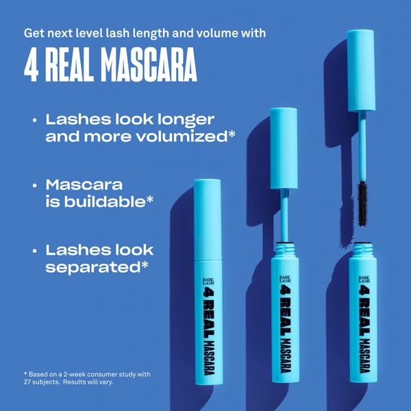Babe Original Prime & Define Kit Intensifying Lash & Mascara Primer with 4 Real Mascara