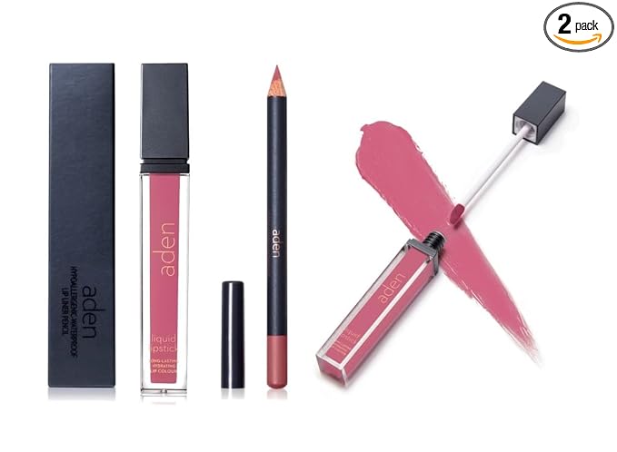 Lipstick for Women & Lip Liner Pencil – Liquid Matte Lipstick Long Lasting – Lip Combo Sets with Lip Stain Long Lasting Waterproof & lip liner stain – Lip Kit Pigmented-Non Smudge-Made in Italy 31