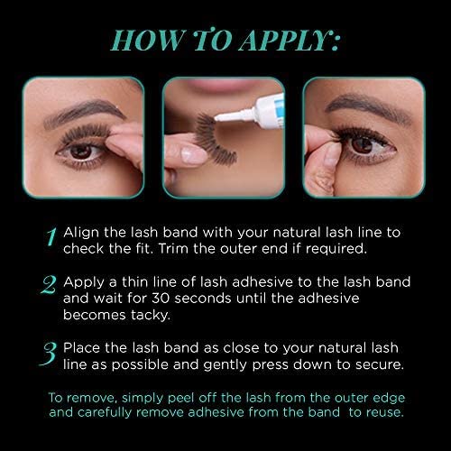 Ardell Natural False Eyelashes 131 Black - Soft & Wispy Volume Strip Lashes, 4 Pack