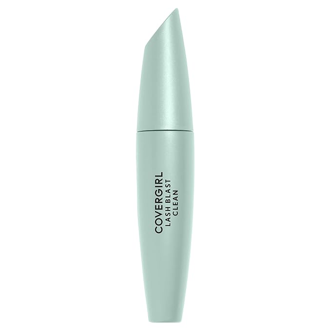 CoverGirl Lash Blast Clean Volume Mascara, Vegan Formula, Volumizing, Smudge-Proof, Black Brown, 1 Count