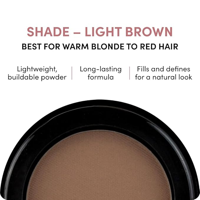 Billion Dollar Brows - Eyebrow Powder - Light Brown, 1 Ounce (Pack of 1)