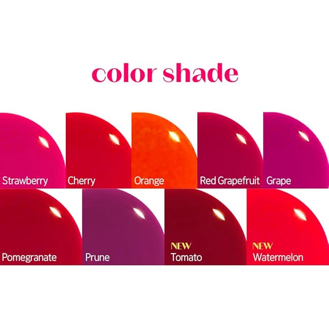 ETUDE Dear Darling Water Tint – Pomegranate Ade | Korean Lip Stain & Lip Tint for Hydrated Pink Lips, Smudge-Proof Long-Lasting Lip & Cheek Makeup | K-Beauty Gift, Stocking Stuffers
