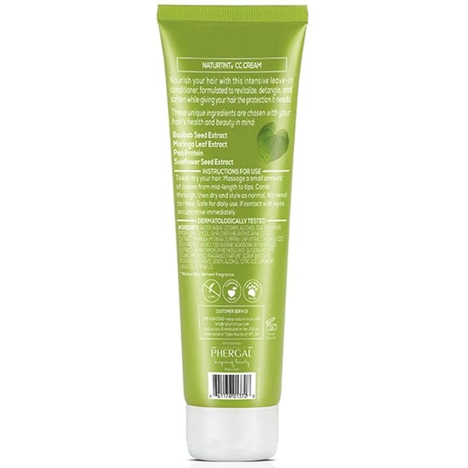 Naturtint Color Care Leave-In Conditioner for Color-Treated, Dry, or Normal Hair, Formulated to Retain Vibrancy without Parabens, Sodium Lauryl Sulfate or Sodium Laureth Sulfate