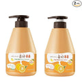 Kwailnara Yuja Milk Body Wash & Lotion Set (19.75 Oz Each) – 2-Piece Korean Skincare Duo for Radiant & Refreshed Skin | Milk Protein, Royal Jelly & Brightening Vitamin C Yuja Extract | Paraben-Free