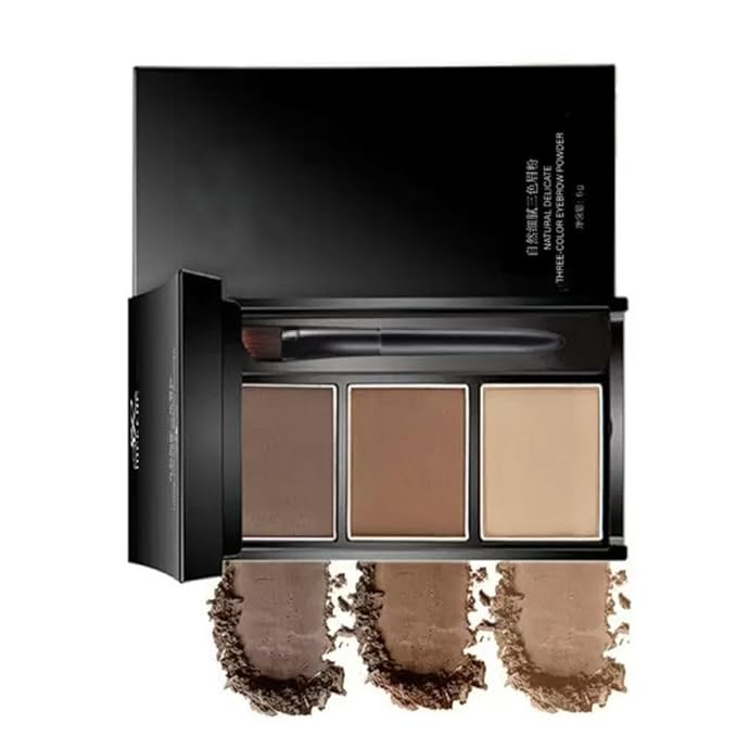 Eyebrow powder three-color eyebrow palette beauty contour eyebrow pencil professional eye makeup eyebrow filler