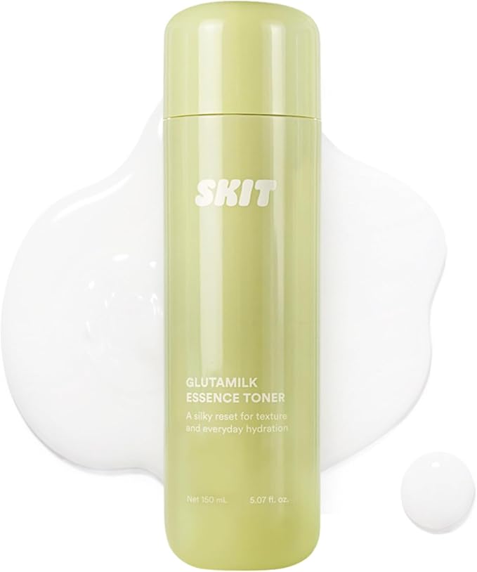 skit GlutaMilk Essence Toner (5.07 fl.oz / 150ml) - Milky Hydrating Toner with Glutathione, PDRN & Panthenol | Brightening, Glow-Boosting & Texture Refinement | Clinically Tested