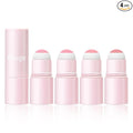 4Pcs Cream Contour Stick Makeup Kit,Shades with Highlighter,Brush Stick,Cream Bronzer for Sculpt the Cheeks,Long-lasting Waterproof Lightweight Contour Set B