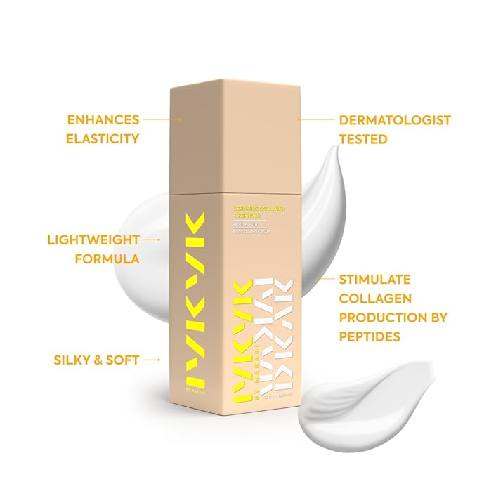 IYKYK by Makari Ceramide Collagen + Peptides Body Toning Cream | Smoothing & Firming Body Lotion for Women | Supports Radiance & Supple-Looking Skin | Vegan | Fragrance-Free | Paraben & Sulfate-Free
