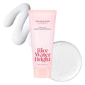 THE FACE SHOP Rice Water Bright Milk & Jelly Double Cleanser, 2-in-1 Makeup Remover & Face Wash, Hydrating, Moisturizing, Korean Skin Care, Vegan, 6.4 fl. oz.